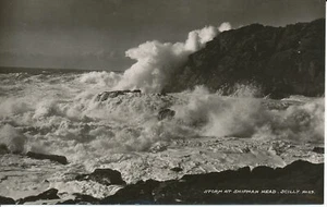 PC24696 Storm at Shipman Head. Scilly. James Gibson. Nr 69. RP - Bild 1 von 2