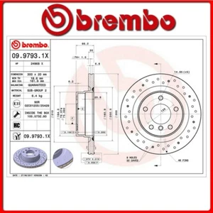 09.9793.1X#79 DISCO FRENO POSTERIORE SPORTIVO BREMBO XTRA BMW 3 (E90) 325 i 160 - Foto 1 di 1