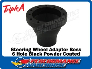 Adaptador de volante Boss Mini & Cooper MK1/2/3 59-78 TR3 56-62 negro - Imagen 1 de 3