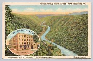 Pennsylvania's Grand Canyon Wellsboro Pennsylvania Postcard - Picture 1 of 2