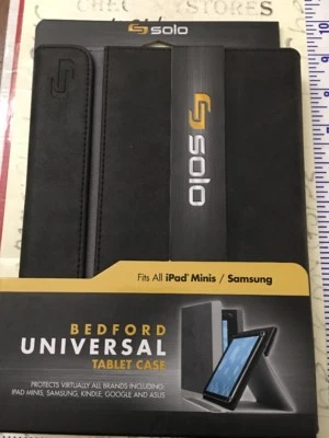 New  SOLO Bedford Universal Tablet Case Fit iPad  Minis Samsung 5.5” Upto 8.5” - Image 1 of 4