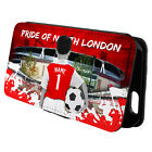 Personalised Arsenal iPhone Case Football Flip Phone Cover Boys Gift CFP02