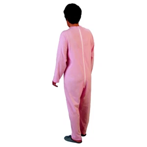 Rekordsan Damen Classic Fresh Cotton Trainingsanzug Pyjama Back Zipper Pink - Bild 1 von 1