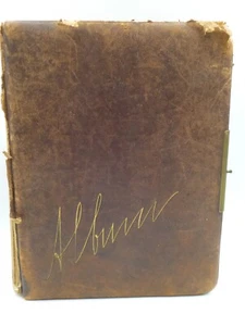 Antikes Fotoalbum, inkl. 2 Tintypen, Snyder Familie von Fulton, Whiteside Co. IL - Bild 1 von 24