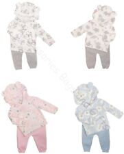 Baby Cuddle Fleece Top & Trousers Set ~ Pure & Soft ~ Pink Blue Cream ~ 6-24 Mth