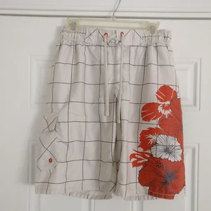 OLD NAVY BOARD SHORTS SWIM TRUNKS SURF SZ M EUC - Picture 1 of 6