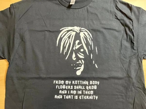 From my rotting body flowers..... Punk Rock, Kurt Cobail T shirt tee - Picture 1 of 1