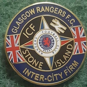 Pin (insignia) Stone Island Rangers Glasgow Escocia - Imagen 1 de 1
