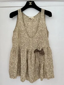 Gorgeous Rutzou 100% Silk Bohemian Chic Blouse Size 36 - Picture 1 of 5