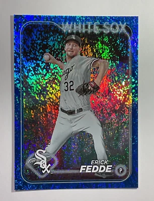 2024 Topps Series 2  Erick Fedde blue foil 109/999 - Image 1 of 2