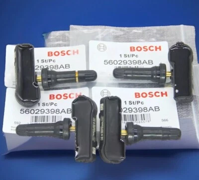 4x Bosch Tire Pressure Monitor Sensors TPMS for Jeep Wrangler Grand Cherokee - Image 1 of 4