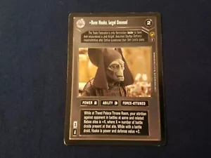 Star Wars CCG Theed Palace Imagen Alternativa IA Runa Haako, Asesor Jurídico - Imagen 1 de 2