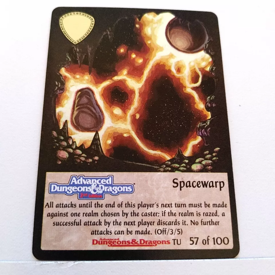 SPACEWARP --- SPELLFIRE CCG --- UNDERDARK --- NM - Image 1 of 1