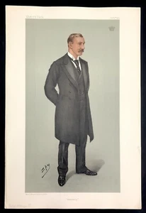 Earl of Selbourne Admiralty Original litho colour Vanity Fair Print 1901 - Picture 1 of 2