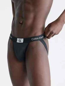 $$$Calvin Klein Uomo (Varie Taglie) Intense Power Pride Jock Strap NB3942-001 - Foto 1 di 4