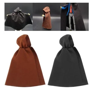 1:12 Scale Fabric Cape Cloak with Hat Retro medieval Knights Cloak Soldier - Picture 1 of 7