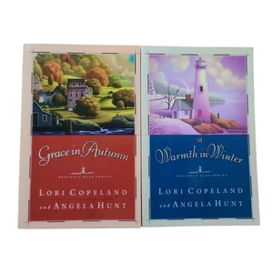 Grace in Autumn & A Warmth in Winter by Lori Copeland & Angela Hunt Books set - Imagen 1 de 5