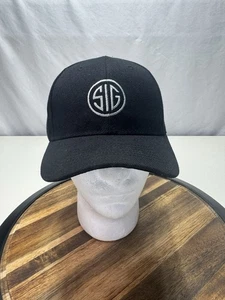 Sig Sauer Hat Black Snapback Cap Tactical Firearms Shooting Logo - Picture 1 of 6