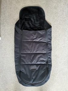 Mamas And Papas Airo Footmuff Black, for Cosy Toes RRP £79 - Picture 1 of 4