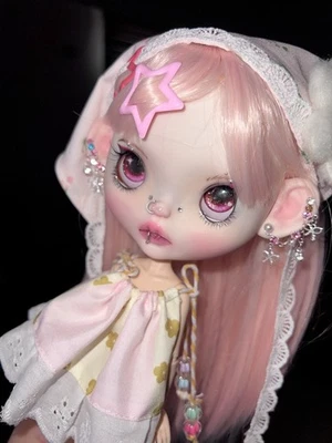 Boneca Blythe feita à mão RBL personalizada com roupas + peruca OB24/OB22 1/6 boneca boneca BJD - Imagem 1 de 4