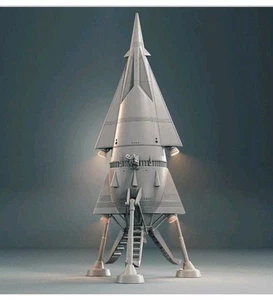 Beneath The Planet Of The Apes 1/32 Icarus With Full Interior And Landing Stage - Picture 1 of 5