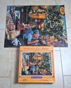 CEACO “FATHERS CHRISTMAS TRAIN” Jigsaw Puzzle, Recollections By Susan Brabeau - Picture 1 of 3