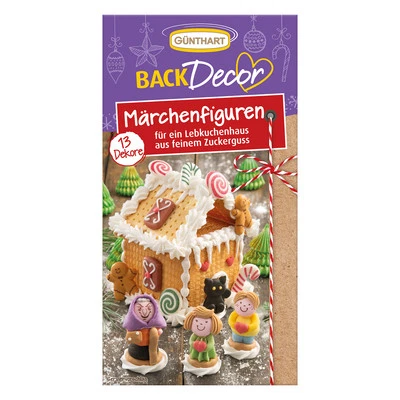 BackDecor 13 Märchenfiguren für Lebkuchenhaus aus feinem Zuckerguss - Bild 1 von 4