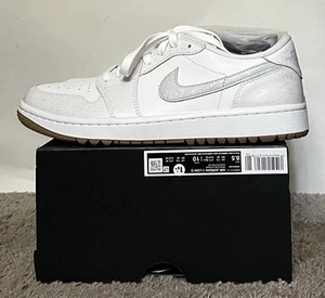Size 8.5M- Nike Air Jordan 1 Low Golf ‘White/Pure Platinum’ DD9315-111 - Picture 1 of 5