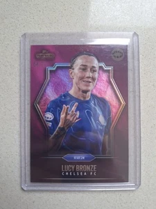Lucy Bronze Chelsea FC /75 Pink 2024 Topps Summer Signings UCC - Picture 1 of 2