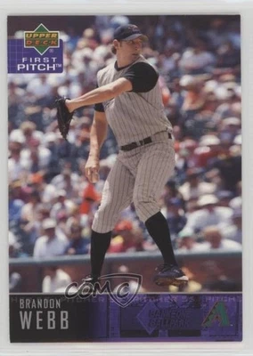 2004 Upper Deck First Pitch Brandon Webb #181 - Image 1 of 2