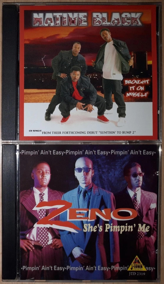 NATIVE BLACK Brought It On Myself/ ZENO She's Pimpin' Me CD Single Indie R&B Rnb - Bild 1 von 4