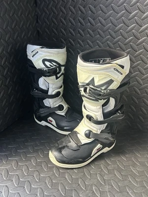 Alpinestars Tech 3 Motocross Boots Uk1 Us2 Black White - Image 1 of 4