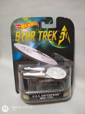 Hot Wheels 2015 Retro Entertainment Star Trek 50th USS ENTERPRISE NCC-1701 - Image 1 of 4
