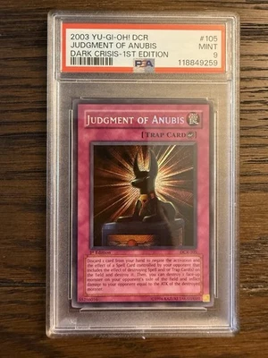 Judgment of Anubis DCR-105 Dark Crisis-1st Edition 1st Edition PSA 9 - Image 1 of 2