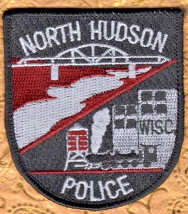 North Hudson Wisconsin Police Patch -  2-3/4" x 3" - Picture 1 of 2