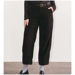 NWOT Everlane The Utility Barrel Pant in Buttersoft Black Size 6 - Picture 1 of 8