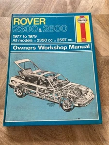 Rover 2000, 2300 & 2600 1977 to 1985 All Models | Haynes Workshop Manual 468 - Picture 1 of 12