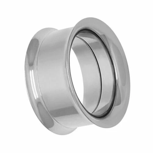 double flared flesh Tunnel einzeln oder Set Tunnelset Edelstahl Plug 2 bis 220mm - Bild 1 von 1