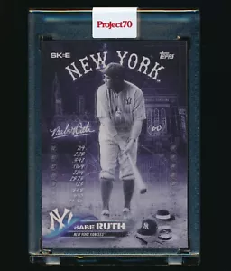 2021 Topps Project 70 #3 Babe Ruth by DJ Skee 2018 w/Box PR:8555 - Picture 1 of 2