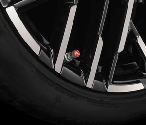 Juego de tapas de vástago de válvula de neumático de rueda con logotipo MINI jcw 36115A96C26 - Imagen 1 de 3