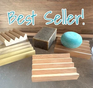 100 natürliche Seifenschalen aus rotem Erlenholz - je 1,05 $ - hergestellt in den USA - Bild 1 von 4