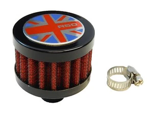 9MM UK R50 RACING MINI AIR OIL BREATHER FILTER FOR MINI COOPER - RED - Picture 1 of 1