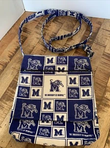 University of Memphis Blue Logo Crossbody Purse Bag - Picture 1 of 4
