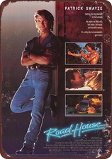 Road House Movie Poster Vintage Reproduction Metal sign 8 x 12
