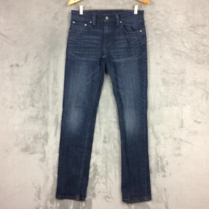 Denim ajustado Levi's 511 talla 30x32 lavado oscuro tiro medio 32 en entrepierna azul - Imagen 1 de 22