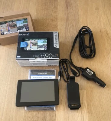 Garmin Nüvi 3590 LMT GPS 5" Portable Bluetooth Navigator Free Map/Traffic - Image 1 of 4