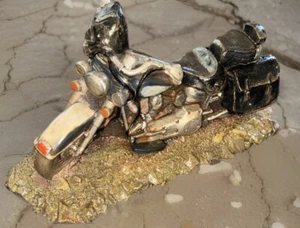 Vintage Resin Motorcycle Replica Figurine Keypoint Highly Detailed Man Cave - Picture 1 of 21