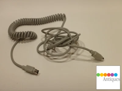 Apple Extended Length ADB Keyboard Beige 7’ Cable 590-0152-A RARE Macintosh Mac - Image 1 of 2