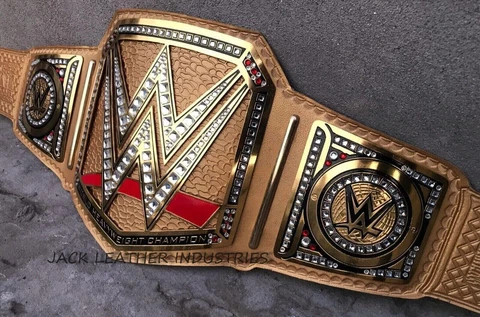 New Golden WWE World Heavyweight Championship Wrestling Replica Title Belt Cover
