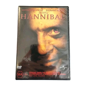 Hannibal DVD 2000 Region 4 Anthony Hopkins Thriller Horror Brand New And Sealed - Picture 1 of 7
